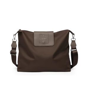 Large Crossbody Bag Fabric Nylon Casual Commuter Bag Trendy Fashion XD